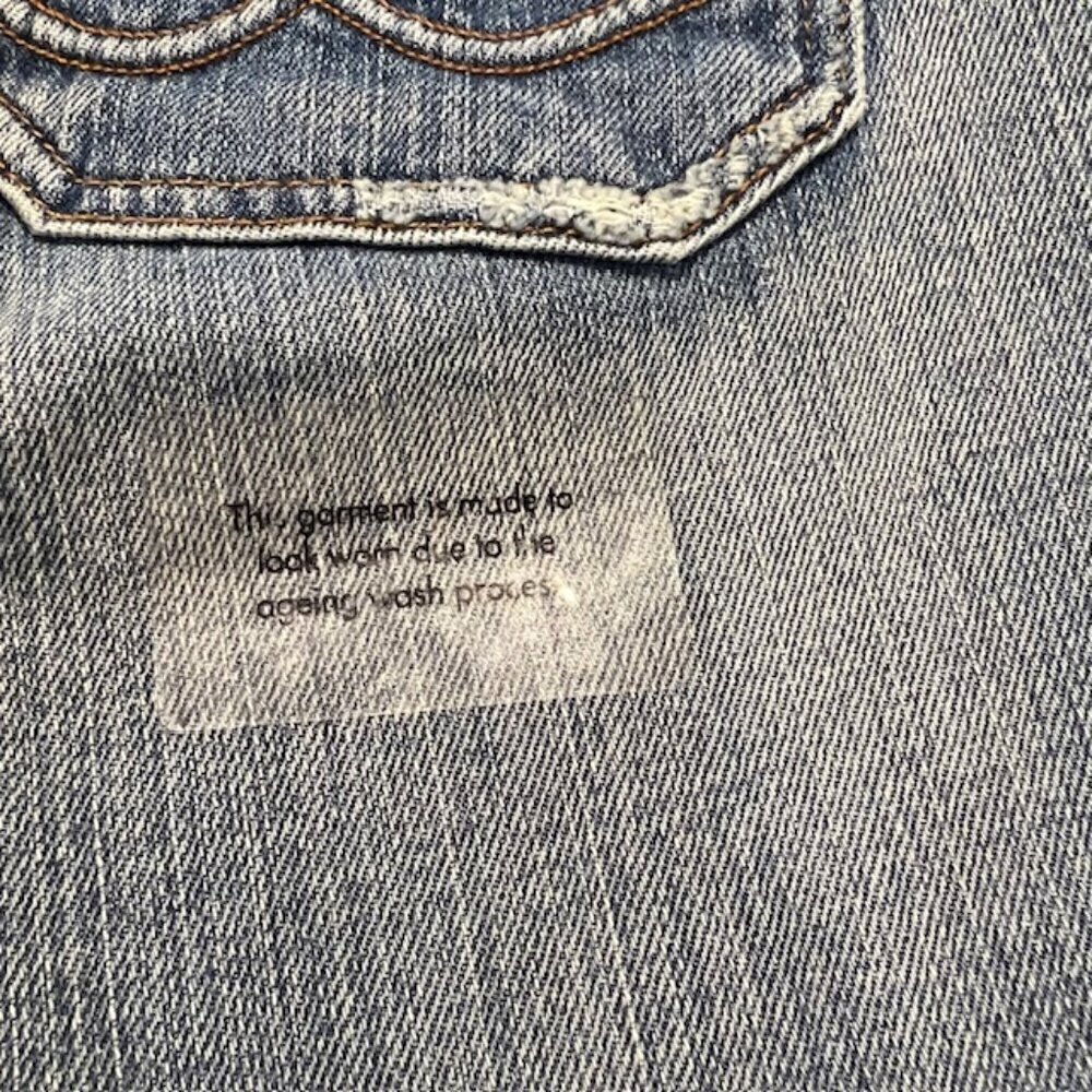 NWT Hippie Light Wash Jeans Size 7 - Picture 2 of 8